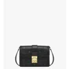 Mcm Tracy Shoulder Bag In Visetos In Black