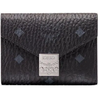 Mcm Tracy Three-fold Wallet In Black