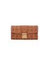 Mcm Wallet With Chain In Brown