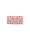 Mcm 'tracy' Wallet In Pink