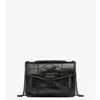Mcm Travia Quilted Shoulder Bag In Crystal Satin Nylon In Multi