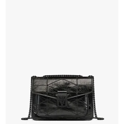 MCM TRAVIA LEATHER SHOULDER LARGE