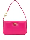 Mcm Mode Travia Mini Lambskin Shoulder Bag In Pink
