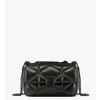 Mcm Travia Shoulder Bag In Cloud Quilted Leather In Black