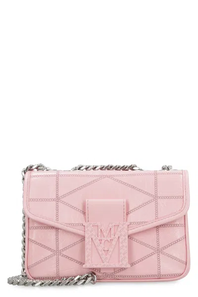 Mcm Travia Small Crossbody Bag In Pink