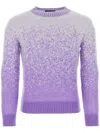 Mcm Two-tone Nylon Blend Sweater | Size Xl | Mfedamm02 Color U4 In Purple