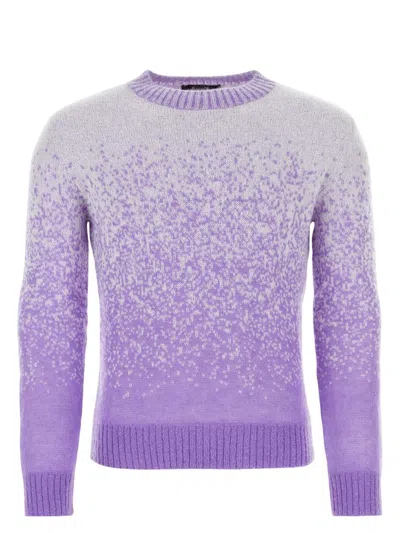 MCM TWO-TONE NYLON BLEND SWEATER | SIZE XL | MFEDAMM02 COLOR U4