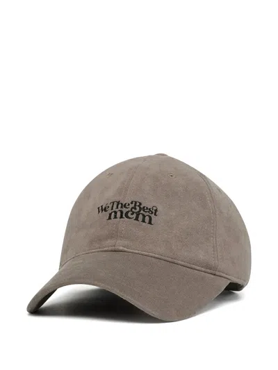 Mcm X We The Best Ultrasuede Cap In Brown