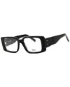 Mcm Ladies Black Rectangular Eyeglass Frames Mw5003 In Black