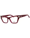 Mcm Ladies Multi-color Cat Eye Eyeglass Frames Mw5005 In Brown