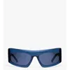 Mcm Unisex Square Sunglasses In Blue