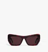 Mcm Unisex Square Sunglasses In Havana