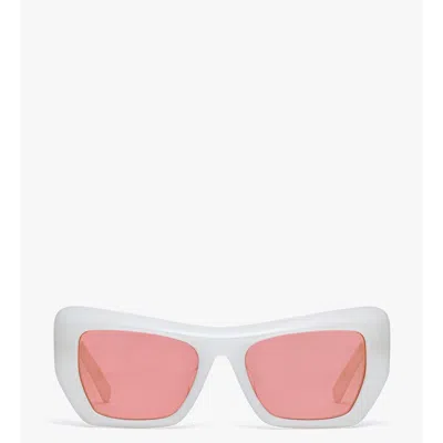 Mcm Unisex Square Sunglasses In White