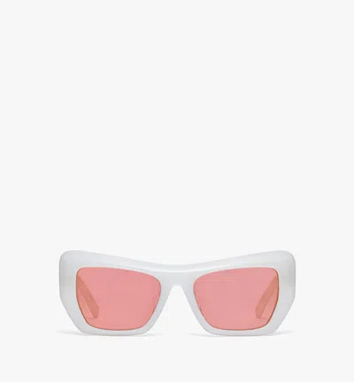 Mcm Unisex Square Sunglasses In White