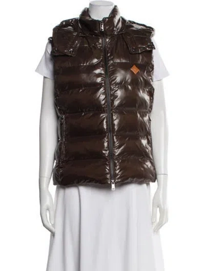 Pre-owned Mcm Vest W/ Tags In Brown