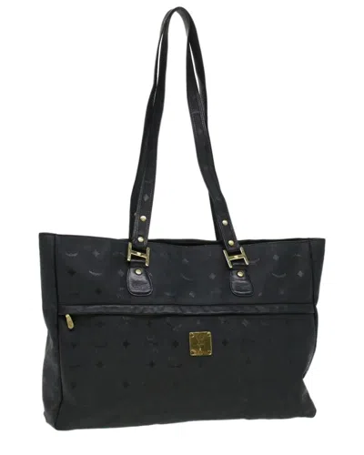 Pre-owned Mcm Vicetos Logogram Shoulder Bag (authentic Pre-loved)