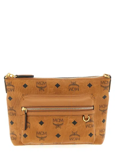 Mcm 'viestos' Small Crossbody Bag In Brown