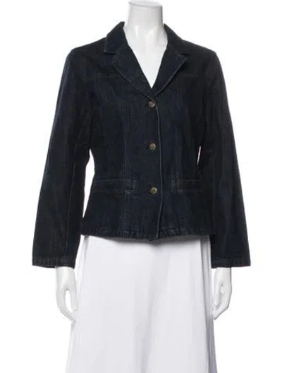 Pre-owned Mcm Vintage 1990's Denim Jacket In Blue