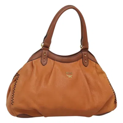 Pre-owned Mcm Vintage Shoulder Bag Leather Leather Shoulder Bag Bag () In Brown