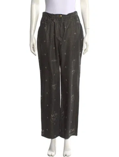 Pre-owned Mcm Vintage Straight Leg Pants In Multi