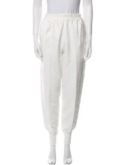 Pre-owned Mcm Vintage Sweatpants In White