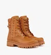 Mcm Visetos Boots In Calf Leather In Brown