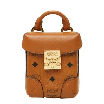 Pre-owned Mcm Visetos Brown Pvc Leather Shoulder Bag ()