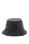 MCM VISETOS BUCKET HAT IN FAUX LEATHER