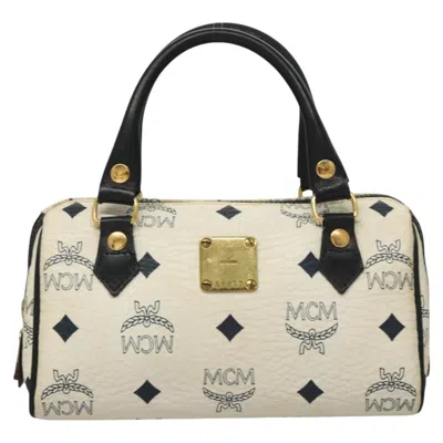 Pre-owned Mcm Visetos Canvas Handbag ()