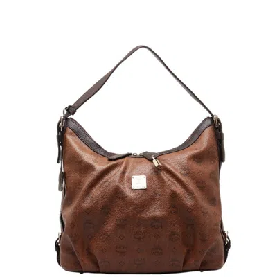 Mcm Visetos Canvas Handbag () In Brown