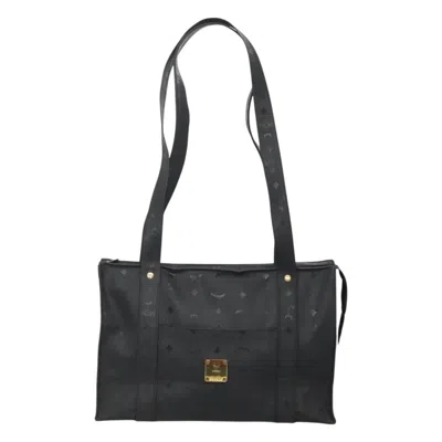Pre-owned Mcm Visetos Canvas Shoulder Bag ()