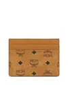 Mcm Visetos Card Case In Brown
