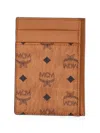 Mcm Leather-trim Bifold Wallet In Brown