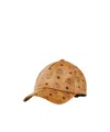 Mcm Visetos Classic Cap In Brown