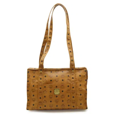 Pre-owned Mcm Visetos Coated Canvas Shoulder Bag Tote Bag ()