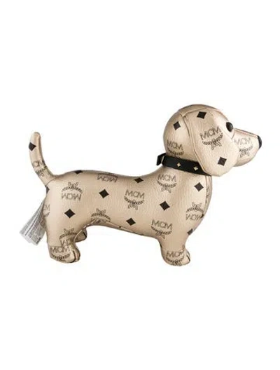 Pre-owned Mcm Visetos Dachshund Doll