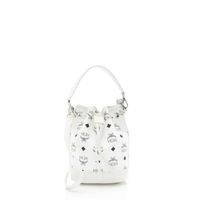 Mcm Visetos Dessau Drawsting Mini Bucket Bag In Multi