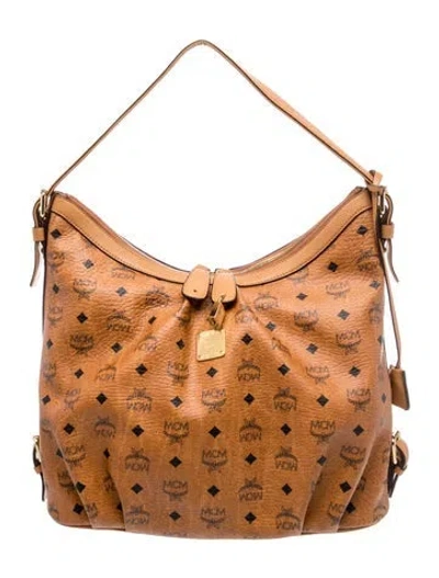 Pre-owned Mcm Visetos Hobo