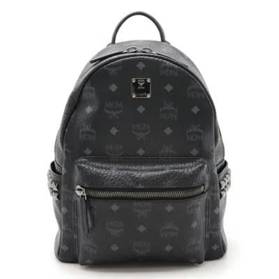 Mcm Mini Stark Backpack In Black