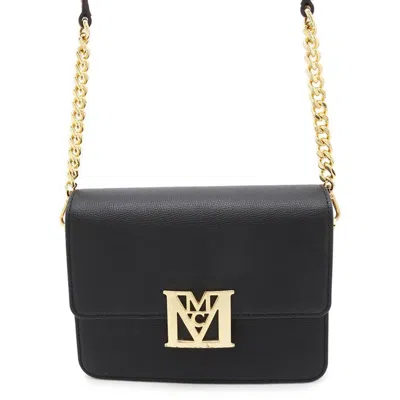 Pre-owned Mcm Visetos Leather Shoulder Bag ()