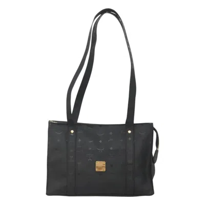 Pre-owned Mcm Visetos Leather Shoulder Bag ()