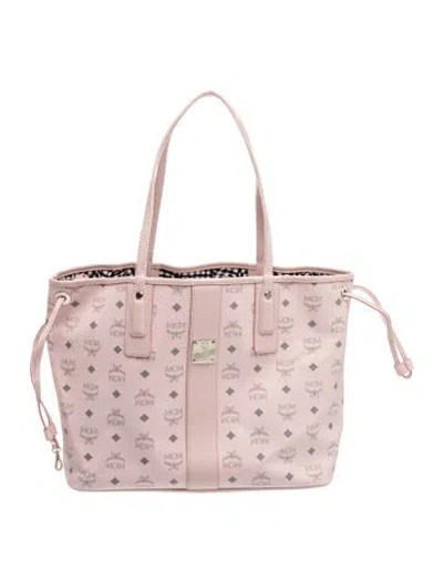 Pre-owned Mcm Visetos Liz In Pink
