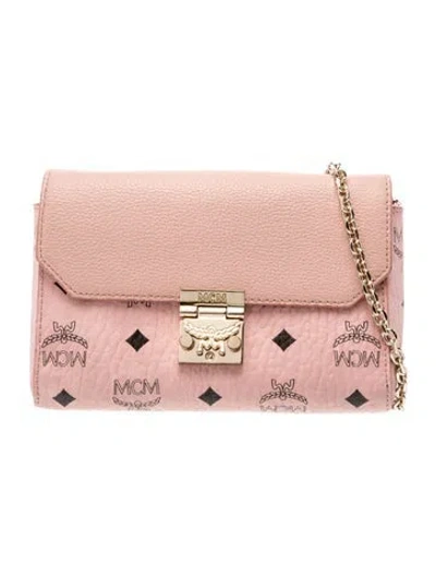 Pre-owned Mcm Visetos Millie In Pink