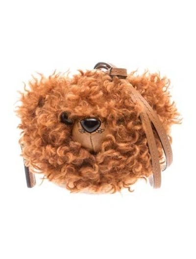 Pre-owned Mcm Visetos Minaudière In Brown