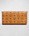 Mcm Visetos Original Smart Phone Case In Cognac
