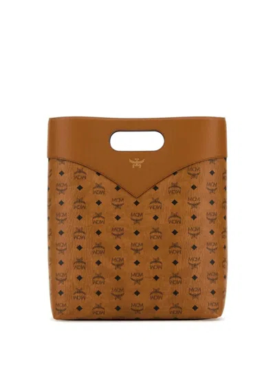 MCM VISETOS-PRINT LEATHER BAG