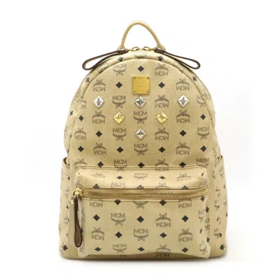 Pre-owned Mcm Visetos Pvc Leather Backpack ()