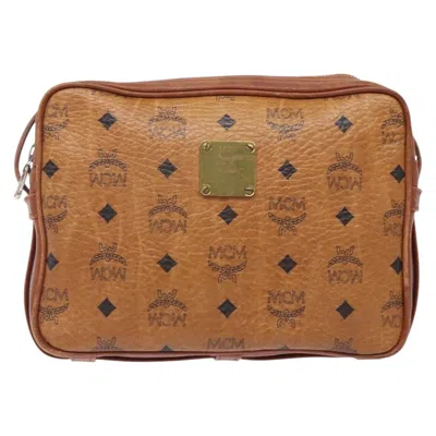 Pre-owned Mcm Visetos Pvc Shoulder Bag () In Multi