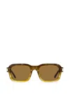 Mcm Visetos Rectangle-frame Sunglasses In Brown
