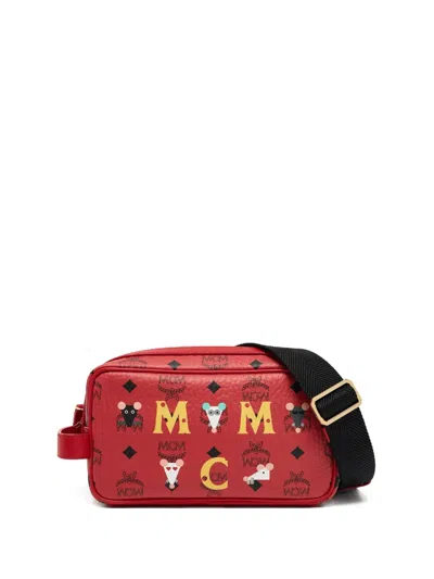 Pre-owned Mcm Visetos Shoulder Bag